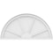 Ekena Millwork Half Round 4 Spoke Architectural Grade PVC Pediment, 34"W x 17"H x 2"P PEDPS034X170HRO04 - alternate 2